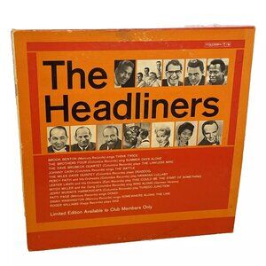 Various The Headliners, Volume 2 (Vinyl, 1961) Columbia Record Club GB-9 VG LP